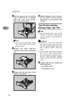 Предварительный просмотр 38 страницы Ricoh Laser AP1600 Setup Manual