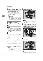 Предварительный просмотр 44 страницы Ricoh Laser AP1600 Setup Manual