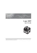 Ricoh Laser MFP Printer User Manual предпросмотр