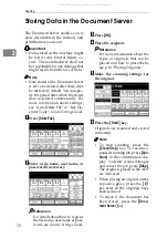 Предварительный просмотр 84 страницы Ricoh LD135 Operating Instructions Manual