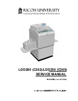 Предварительный просмотр 1 страницы Ricoh LDD250 Service Manual