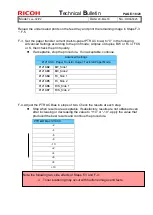 Предварительный просмотр 174 страницы Ricoh Leo-C2/P2 Technical Bulletin