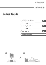 Preview for 1 page of Ricoh M 2700 Setup Manual