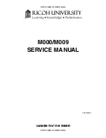 Preview for 5 page of Ricoh M000 Service Manual