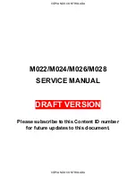 Ricoh M022 Service Manual preview