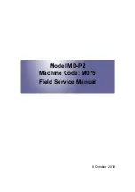 Ricoh M075 Field Service Manual preview