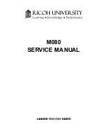 Preview for 5 page of Ricoh M080 Service Manual