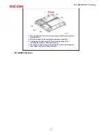 Предварительный просмотр 37 страницы Ricoh M156 Service Training