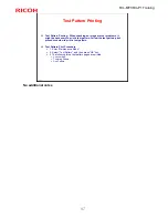 Предварительный просмотр 88 страницы Ricoh M156 Service Training