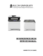 Ricoh M199 Service Manual preview