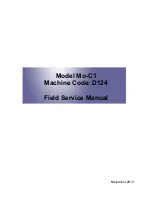 Предварительный просмотр 1 страницы Ricoh Mo-C1 Service Manual