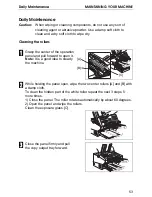 Предварительный просмотр 62 страницы Ricoh Mv106 Operator'S Manual