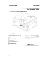 Предварительный просмотр 172 страницы Ricoh MV310E Operator'S Manual