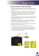 Preview for 17 page of Ricoh PJ RU7700L Series User Manual