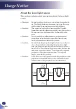 Предварительный просмотр 14 страницы Ricoh PJ WUL6281 User Manual