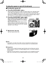 Предварительный просмотр 23 страницы Ricoh PJ WX3131 Owner'S Manual