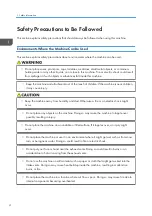 Предварительный просмотр 6 страницы Ricoh PJ WX3351IN User Manual