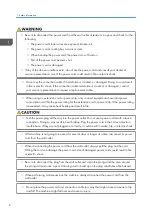 Предварительный просмотр 8 страницы Ricoh PJ WX3351IN User Manual