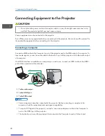 Предварительный просмотр 30 страницы Ricoh PJ WX4130n Operating Instructions Manual