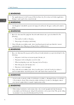 Preview for 8 page of Ricoh PJ WX4141n User Manual