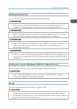 Preview for 15 page of Ricoh PJ WX4141n User Manual