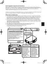 Предварительный просмотр 11 страницы Ricoh PJ WX6170N Important Information Manual