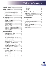 Preview for 3 page of Ricoh PJ WXC1210 User Manual