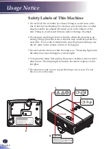 Предварительный просмотр 7 страницы Ricoh PJ X5260 User Manual