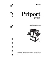 Ricoh Priport JP1030 Operating Instructions Manual предпросмотр