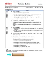 Preview for 2 page of Ricoh PRO 8100 Technical Bulletin