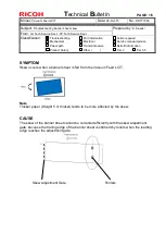 Preview for 18 page of Ricoh PRO 8100 Technical Bulletin