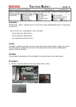 Preview for 81 page of Ricoh PRO 8100 Technical Bulletin