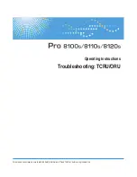 Ricoh Pro 8100S Operating Instructions Manual предпросмотр