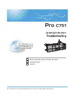 Ricoh PRO C751 Troubleshooting Manual preview