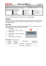 Предварительный просмотр 24 страницы Ricoh pro c901 Technical Bulletin