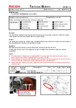 Предварительный просмотр 28 страницы Ricoh pro c901 Technical Bulletin