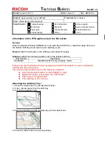 Предварительный просмотр 30 страницы Ricoh pro c901 Technical Bulletin