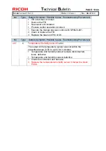 Предварительный просмотр 49 страницы Ricoh pro c901 Technical Bulletin