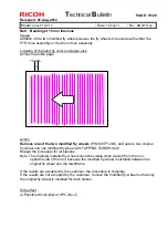 Предварительный просмотр 99 страницы Ricoh pro c901 Technical Bulletin