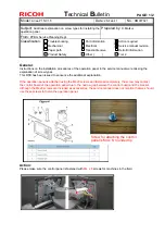 Предварительный просмотр 110 страницы Ricoh pro c901 Technical Bulletin