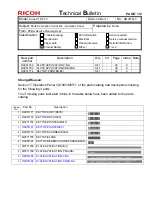 Предварительный просмотр 114 страницы Ricoh pro c901 Technical Bulletin