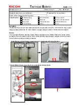 Предварительный просмотр 116 страницы Ricoh pro c901 Technical Bulletin