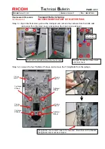 Предварительный просмотр 119 страницы Ricoh pro c901 Technical Bulletin