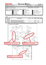 Предварительный просмотр 151 страницы Ricoh pro c901 Technical Bulletin