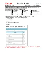 Предварительный просмотр 192 страницы Ricoh pro c901 Technical Bulletin