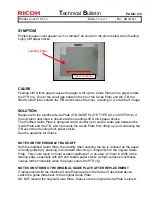 Предварительный просмотр 197 страницы Ricoh pro c901 Technical Bulletin