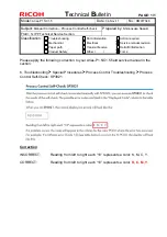 Предварительный просмотр 217 страницы Ricoh pro c901 Technical Bulletin