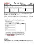 Предварительный просмотр 225 страницы Ricoh pro c901 Technical Bulletin
