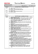 Предварительный просмотр 229 страницы Ricoh pro c901 Technical Bulletin