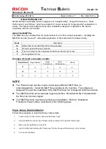Предварительный просмотр 232 страницы Ricoh pro c901 Technical Bulletin